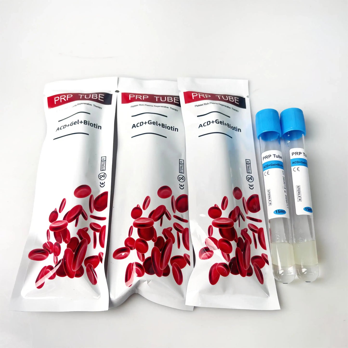Aesthetic Bee 10Ml Biotin PRP Tube, wound healing scar healing hair growth  C.E certified medical grade